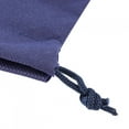 thumbnail image 3 of Drawstring Shoe Storage Bag Non Woven Fabric with PVC Transparent Window for Home Travel and Relocation Purplish Blue, 3 of 7