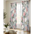 thumbnail image 5 of Vintage Spring Floral Sheer Curtains 84 Inch Length 2 Panels Set for Living Room/Bedroom, Summer Botanical Watercolor Kitchen Curtains Grommet Semi-Sheer Curtains Drapes Window Treatments 42"x84"x2, 5 of 7