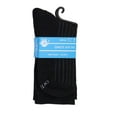 thumbnail image 2 of On the Go Men's Dress Socks (6 Pair Pack, Black with Pin Stripes), 2 of 2