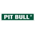 thumbnail image 1 of Pitbull Pit Bull Signe de Rue à Collectionner Chien Éleveur d'Animaux Intérieur / Extérieur Â 30" de Large, 1 of 4