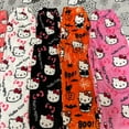 thumbnail image 6 of Sanrio Hello Kitty Pajamas Halloween Flannel Fashion Trouserswomen Kawaii Woolen Anime Cartoon Home Pants Birthday Gift Autume, 6 of 23