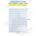 thumbnail image 2 of Lithophane LED Backlight Board Kit for Bambu Lab X1 X1C P1P P1S A1 H2D 156x120mm 110 LEDs 6500K Adjustable Brightness USB-C Powered 1 Pack, 2 of 5
