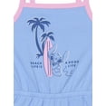 thumbnail image 2 of Stitch Toddler Girls Sleeveless Graphic Romper, Sizes 12M-3T, 2 of 3