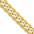 thumbnail image 3 of 14K Yellow Gold 9.5mm Beveled Curb Chain Necklace, 3 of 3