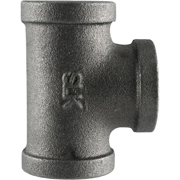 Southland 520-606HN Straight Tee, 1-1/4", Black