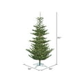 thumbnail image 4 of Vickerman 7.5' Alberta Spruce Artificial Christmas Tree with Warm White Dura-lit LED Lights, 4 of 9