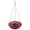 Red, variant on UJMNHYGT Solar Fountain Hanging Bird Bath Metal Bird Bath Bubbler, Solar Powered Cascade Pump Outdoor Bird Bath Bowl, Decorative Shower Set for Garden Patio Decor