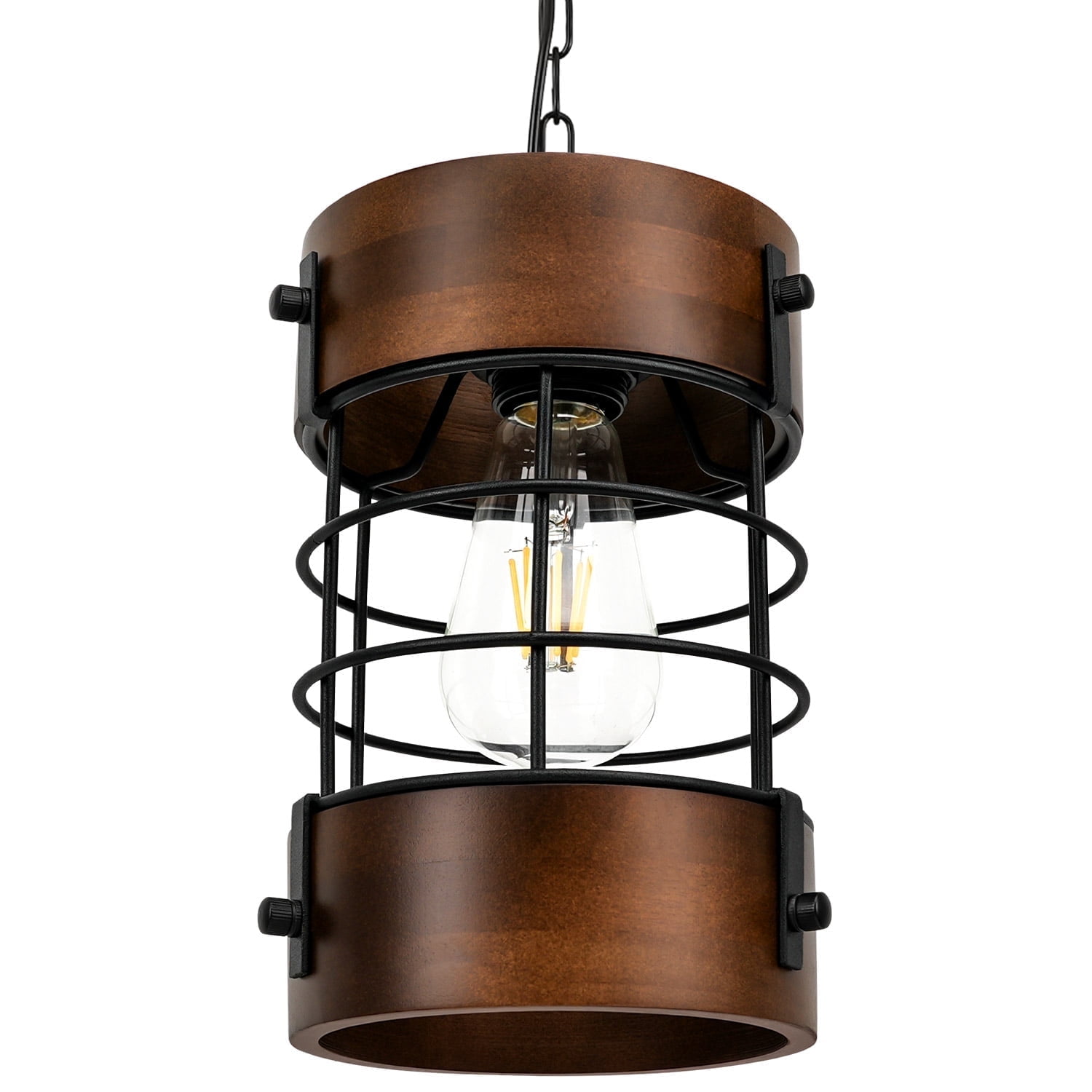 Kensley Park 5-Light Classic Traditional Brushed Nickel Hanging