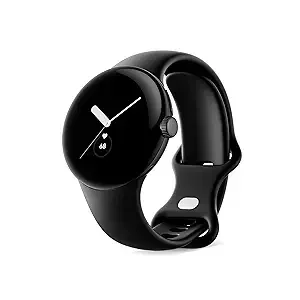 Pre-Owned Google Pixel Watch (1st Gen) Wi-Fi,GPS 41MM Smartwatch Matte Black Aluminum Case with Obsidian band