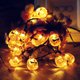 thumbnail image 2 of RV Decoración de Halloween, calabaza naranja con pilas de 3 m + luces LED de 20 piezas brillar Electrónica, 2 of 5