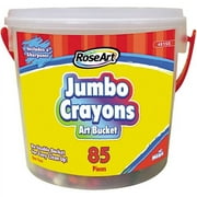 Roseart Crayons Resealable Bucket With S