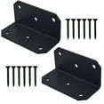 thumbnail image 1 of L Angle Brackets for Wood Metal Corner Brackets 90 Degree with Holes 2x4 Inch, 1 of 8