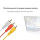 thumbnail image 2 of 2X Cable Adaptador, Cable RCA Cable de Audio RCA Cable VGA A AV Cable de Audio AV de 15 A 3 RCA Adaptador para HDTV PC DVD, 5 Pies / 1,5M, 2 of 5