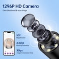 thumbnail image 2 of Visual Pore Cleaner, Deep Cleaning Comedone Tool, 50Times Magnification 1296P, WiFi Visual Blackhead Remover Tools with Lights, Women Gift, 2 of 9