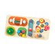 thumbnail image 4 of Tablero de actividades para bebés, juguete de desarrollo sensorial, coordinación mano-ojo, regalos, rompecabezas inteligente, tablero sensorial para, 4 of 9