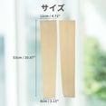 thumbnail image 6 of Unique Bargains Durable Sun Protection Cooling Arm Sleeves Skin Color 20.87"x4.72", 6 of 6