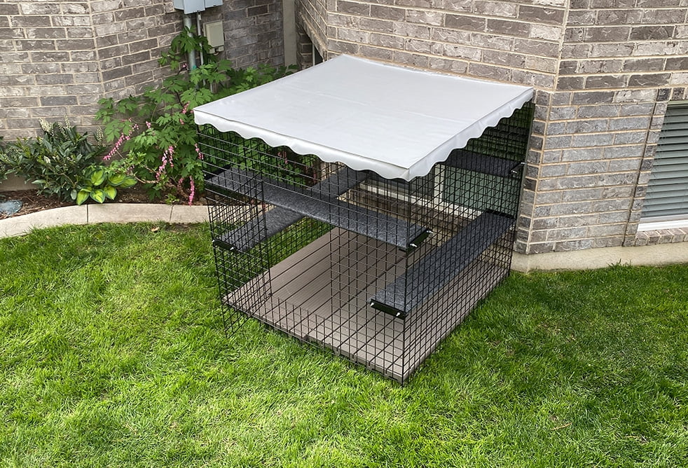48" X 48" X 48" Outdoor Catio Enclosures Outdoor Cat Enclosure