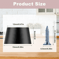thumbnail image 2 of 40 PCS Rubber Cutting Board Feet with 304 Stainless Steel Screw, 0.59 X 0.31Inch Cutting Board Feet Non for Furniture, 2 of 7