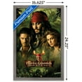 thumbnail image 3 of Disney Pirates of the Caribbean: Dead Man's Chest - Group Wall Poster, 14.725" x 22.375", Framed, 3 of 6