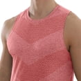 thumbnail image 5 of Workout Tank Tops for Men Moisture Wicking Quick Dry Sleeveless Sjirts Breathable Cut Off Muscle Gym Workout Running Mesh Shirt for Summer, 5 of 5
