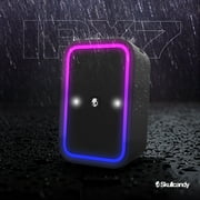 Skullcandy Stomp Portable Bluetooth Speaker, Waterproof, LED Lighting, USB Rechargeable, Black