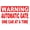 Warning Sign 1, variant on Warning Automatic Gate One Car at A Time Sign - 8"x12" Aluminum Tin Warning Sign for Home Outdoor Garden, Gate Operation, Traffic Control