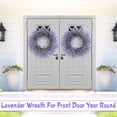 thumbnail image 4 of Corona de lavanda artificial HUZIYAHAN, 60 cm, para puerta de entrada, 4 of 9