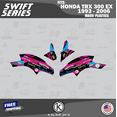 thumbnail image 2 of Kalair GFX Graphics Kit for Honda TRX 300EX MAIER PLASTICS (1993-2006) Swift Series, 2 of 5