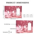 thumbnail image 3 of Pink Crystals Switch Cover Decorative Wall Plate 3-Gang 2-Toggle 1-Decor Standard Size, 3 of 5