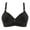 Black, variant on Wire-Free Bra for Women Bras Double Breasted Comfortable Breathable Anti-exhaust Base Solid Non-Steel Ring Non-Magnetic Buckle Underwear High Impact Bras for Women 36/80AB