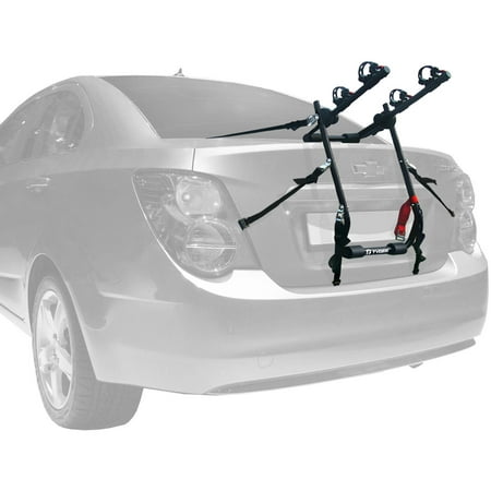 TYGER Deluxe Trunk Mount 2-Bike Carrier Rack for Sedan/Hatchback/SUV/Van,