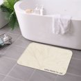 thumbnail image 3 of FJPT Non Slip Flannel Polyester Floor Mat For Bathroom Kitchen Bedroom Decor 16x24 inch, 3 of 5