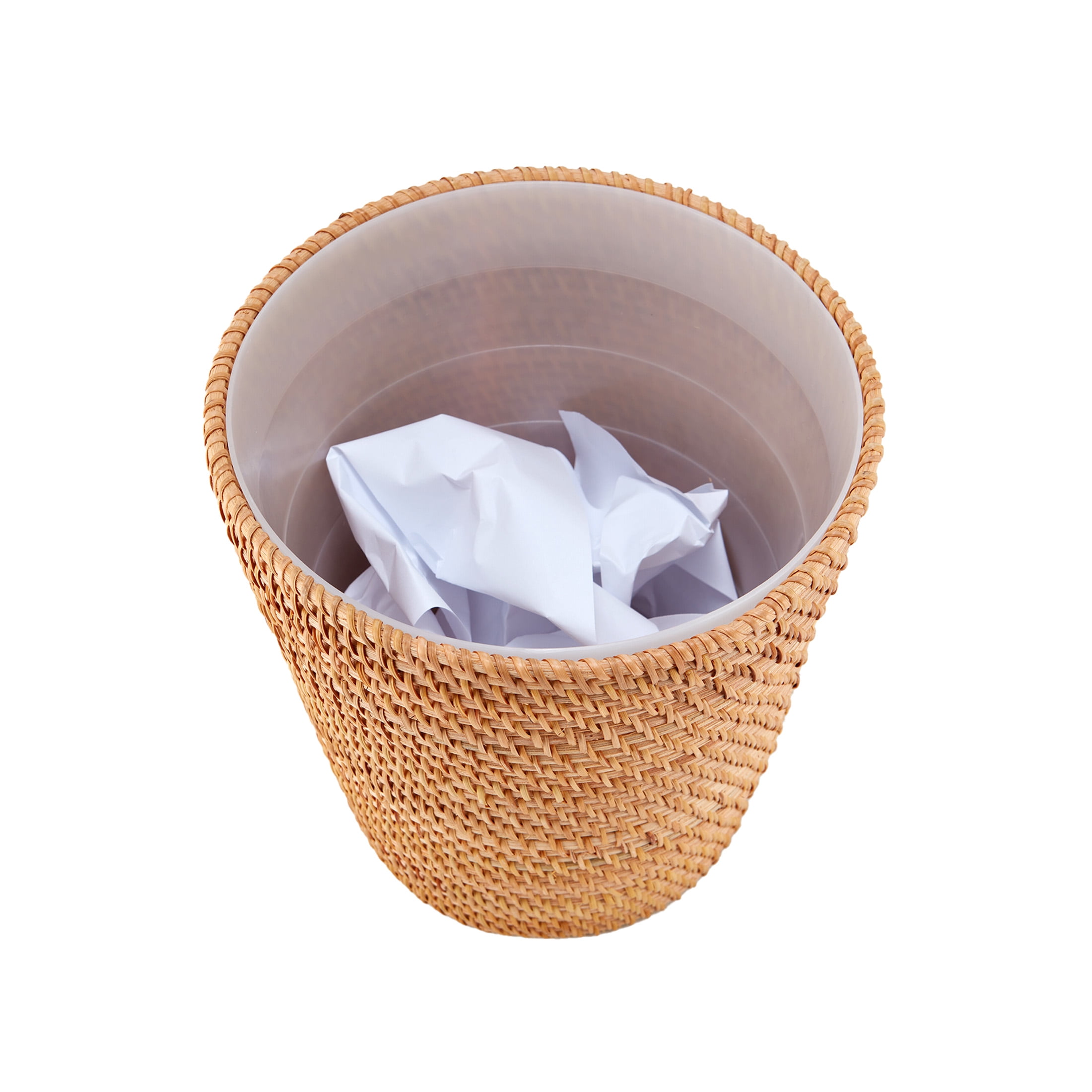 Better Homes & Gardens Rattan Bathroom Trash Can