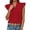 Red1, variant on Versatile Sleeveless Woven Shirt for Everyday Casual Wear | Summer Solid Blouse for Women in Everyday