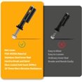thumbnail image 4 of Mounting Pins for Recovery Boards, 4 PCS Lockable Traction Board Mount Pins, Safety Theftproof Mounting Pins Compatible with MaxTrax MKII Recovery Boards, Including M10 Bolts, 140MM Pins, 4 of 7