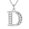thumbnail image 6 of Soumake Necklace Popular Silver Plating Copper English Letters Rhinestone Pendant Chain For Party Fashion, 6 of 8