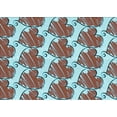 thumbnail image 1 of Ahgly Company Machine Washable Indoor Rectangle Transitional SkyBlue Area Rugs, 3' x 5', 1 of 7