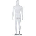 thumbnail image 6 of ZENSTYLE 73" Male Mannequin Full Body Maniquine Model Stand with Adjustable Posture White, 6 of 10