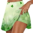 thumbnail image 2 of Tennis Skirts For Women St. Patrick'S Tennis High Waist Elegant Sports Running Shorts Short Skirt C-Multicolor, 2 of 5