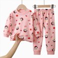thumbnail image 4 of Gibobby Toddler Baby Boy Clothes Crewneck Fall 12 24 Months 2T 3T 4T Boy Winter Outfits Sweatshirt Long Sleeve Pants Clothes Set(1-2 Years,Pink), 4 of 4