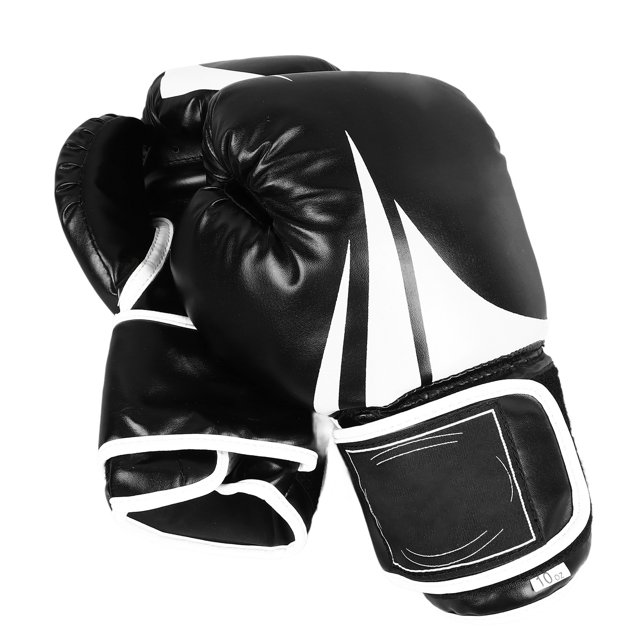 Guantes de boxeo negros de 10 onzas guantes de boxeo ergonómicos y cómodos de 10 onzas para entrenamiento de Taekwondo ANGGREK Otros
