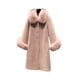 thumbnail image 1 of Jumpingount Abrigo de piel artificial Ligero Mezclas de lana para mujer Abrigo largo Transpirable Amigable con la piel Chaqueta de invierno lavable Prendas Abrigos y chamarras Rosado L Jumpingount  AP013647-02, 1 of 6