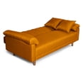 thumbnail image 4 of Sofá Cama De Lino Mostaza Modelo Brooklyn, 4 of 8