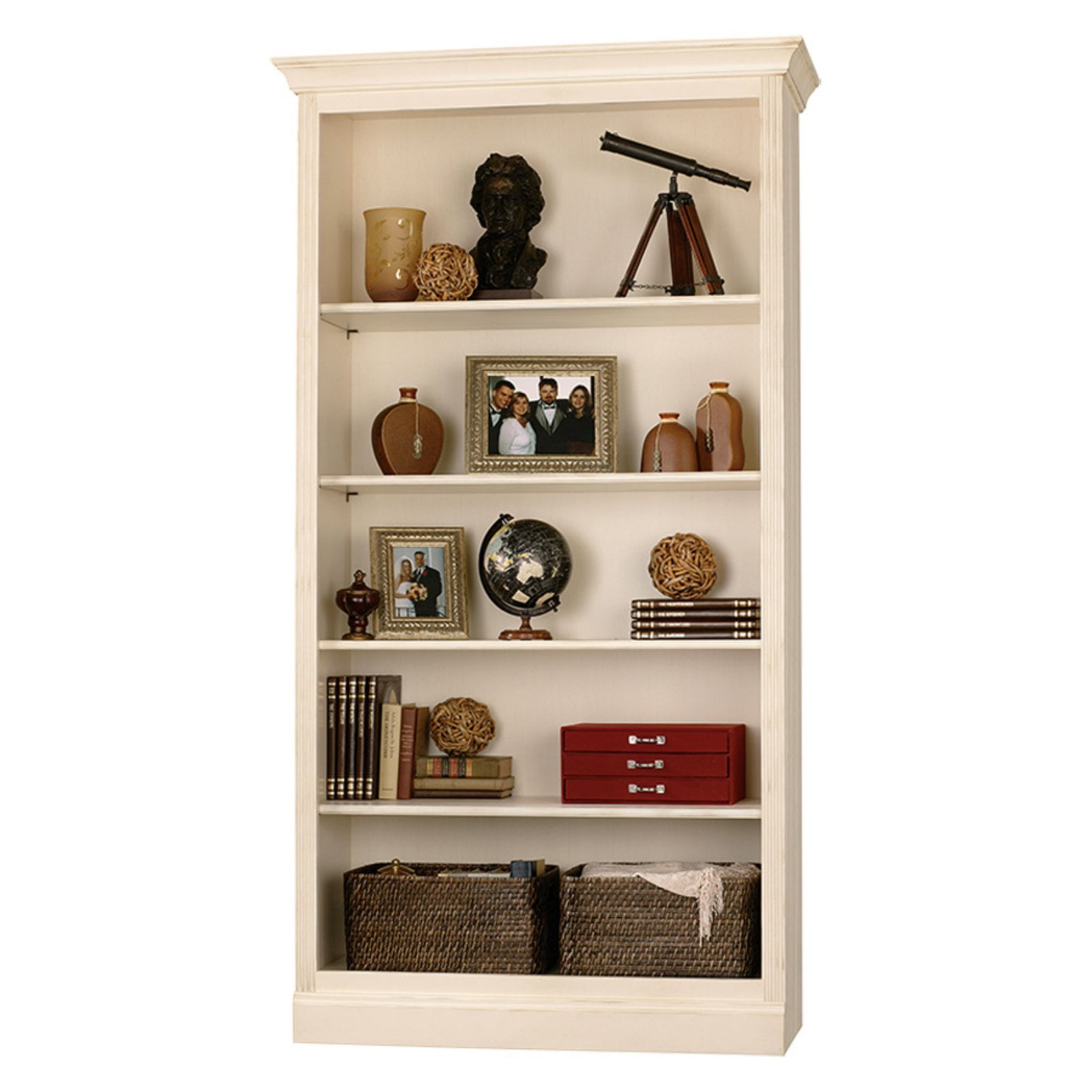 Howard Miller Oxford Bookcase Antique Vanilla