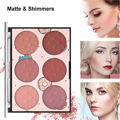 Blush Contour Palette Matte and Shimmer Highlight Kit Makeup Contouring