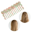 thumbnail image 5 of Unique Bargains 1 Pc Marble Pattern Hair Comb Acetate Sheet Pink, Green, 5 of 5