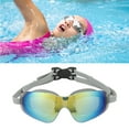thumbnail image 4 of Gafas De Natación, Espejo De PC Anti Fog, Prueba De Fuga, Vista Ancha, Duradera, Para Adultos, Marco De Espejo De PC, Opciones De Color Múltiples, Con Clips De Nariz Y Tapones, 4 of 7