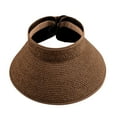 thumbnail image 2 of Kmdttou Sun Hat for Women Headless Beach Hat Sunshade Empty Top Hat Grass Hat Sun Hat for Women Summer Sunscreen Folding Big Sun Hat ,Foldable Travel Visor Hat, 2 of 6