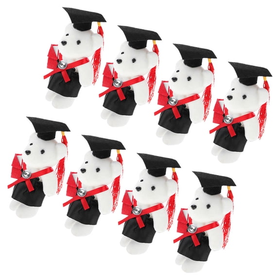 GETAJGHSD Graduation Plush Toy Multi 8Pcs