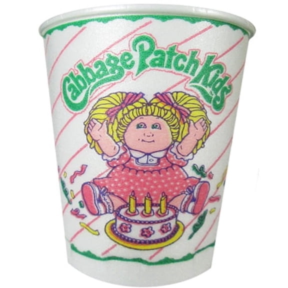 Cabbage Patch Kids Vintage 1983 7oz Styrofoam Cups (8ct)